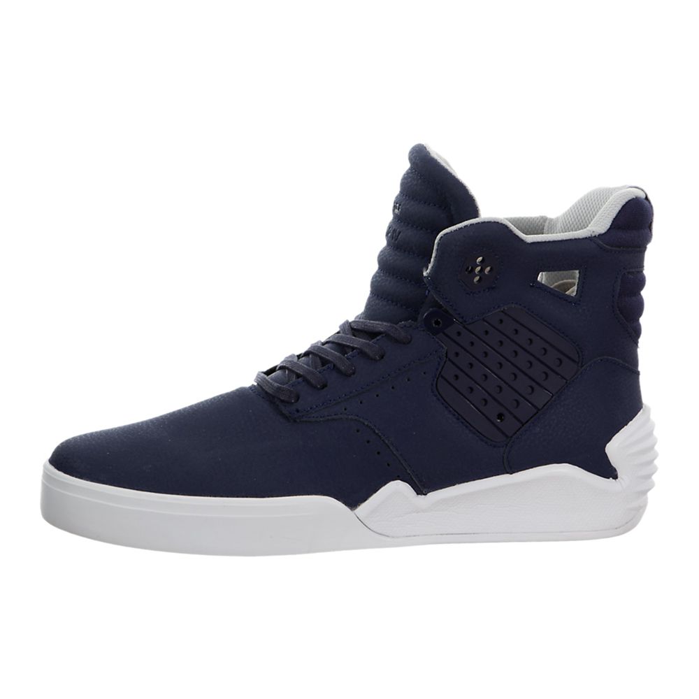 Baskets Montantes Supra SkyTop IV Bleu Marine Navy/White Homme | IVX-19747507